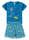 Atelie da Crianca - Pijama Masculino Verão Dinossauros Preto - variação: Azul