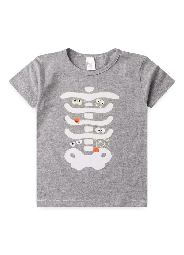 Atelie da Crianca - Pijama Masculino Verão Esqueleto Boo Cinza 2