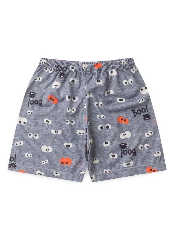 Atelie da Crianca - Pijama Masculino Verão Esqueleto Boo Cinza 3