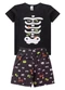 Atelie da Crianca - Pijama Masculino Verão Esqueleto Boo Cinza - variação: Preto