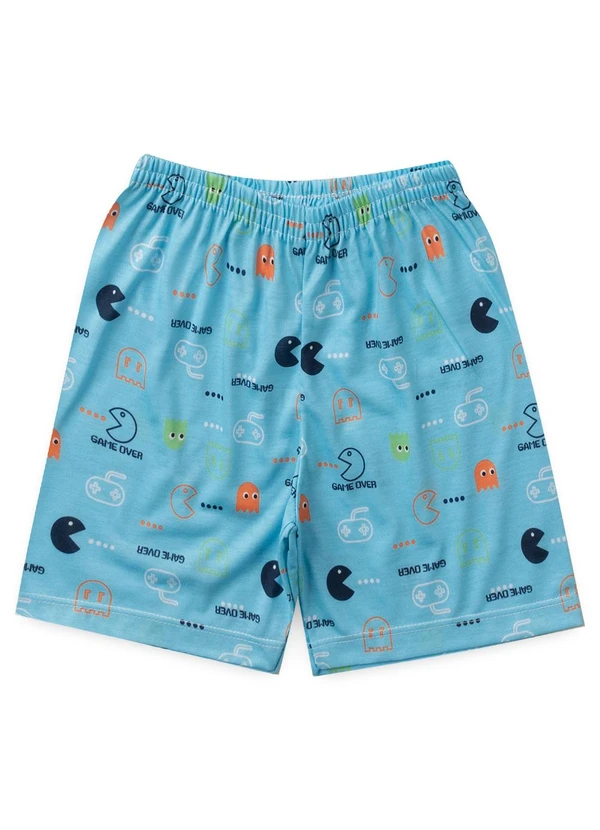 Atelie da Crianca - Pijama Masculino Verão Game Over Amarelo 3