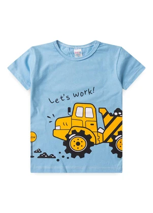 Atelie da Crianca - Pijama Masculino Verão Máquina Azul - ATELIE DA CRIANCA