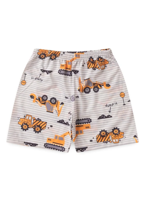 Atelie da Crianca - Pijama Masculino Verão Máquina Cinza 3