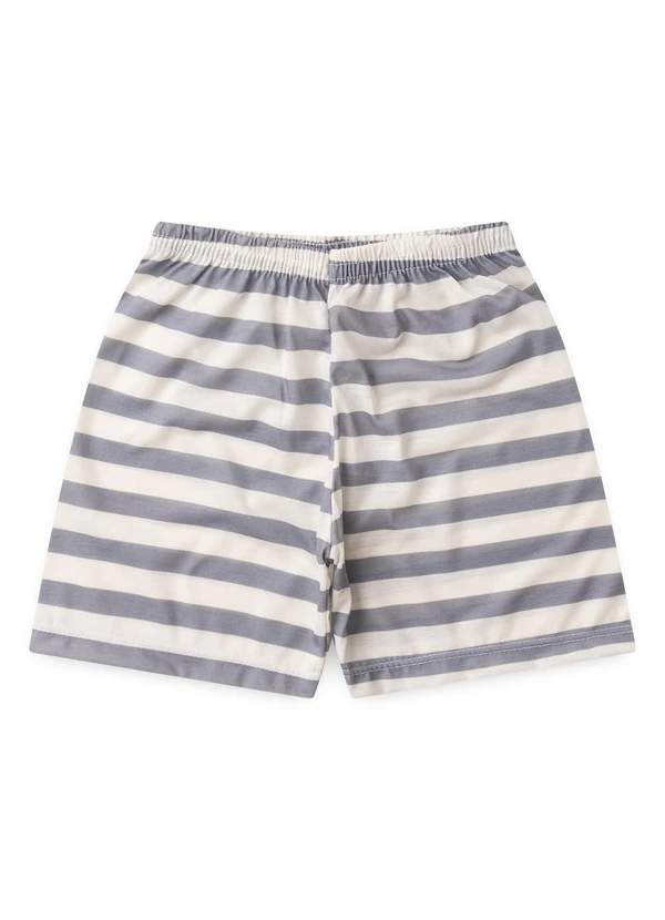 Atelie da Crianca - Pijama Masculino Verão Urso Touca Preto 3