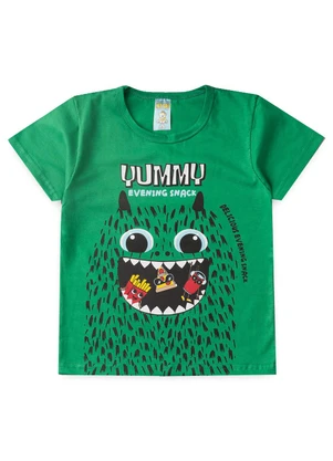 Atelie da Crianca - Pijama Masculino Verão Yummy Verde - ATELIE DA CRIANCA
