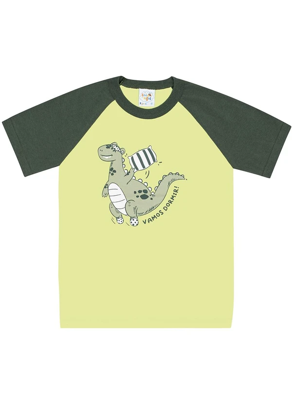 Pulla Bulla - Pijama Meia Malha Verde 2