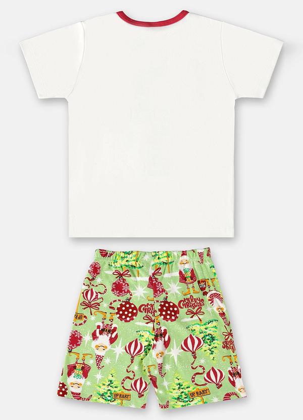 Up Baby - Pijama Natalino Menino Infantil Branco 3