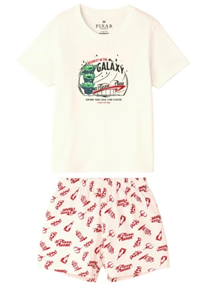 Malwee Kids - Pijama Pizza Planet Disney Pixar® Off White - MALWEE KIDS