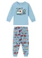 Malwee Kids - Pijama que Brilha Basquete & Diversão Off White - variação: Azul Claro