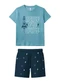 Malwee Kids - Pijama Ready For Space que Brilha NoPreto - variação: Verde Água