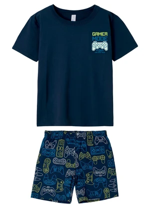 Malwee Kids - Pijama Ride The Moment Azul Marinho - MALWEE KIDS