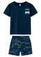 Malwee Kids - Pijama Good Vibes Azul Pastel - variação: Azul Marinho