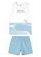 Malwee Kids - Pijama Sunset Ride Branco - variação: Branco