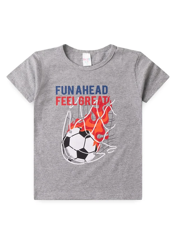 Atelie da Crianca - Pijama Verão Futebol Cinza 2