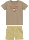 Malwee Kids - Pijama Pizza Planet Disney Pixar® Off White - variação: Bege