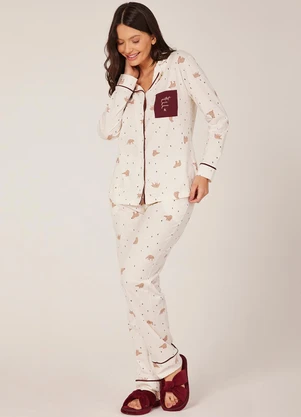 Anna Kock - Camisaria Longo Estampado - ANNA KOCK