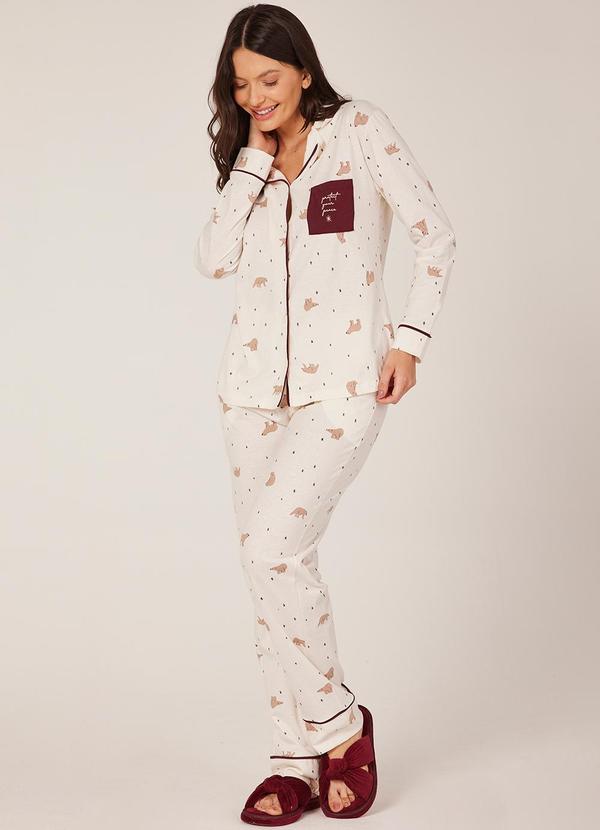 Anna Kock - Pijama Americano Longo Estampado