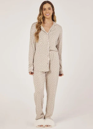 Anna Kock - Pijama Americano Longo Estampado - ANNA KOCK
