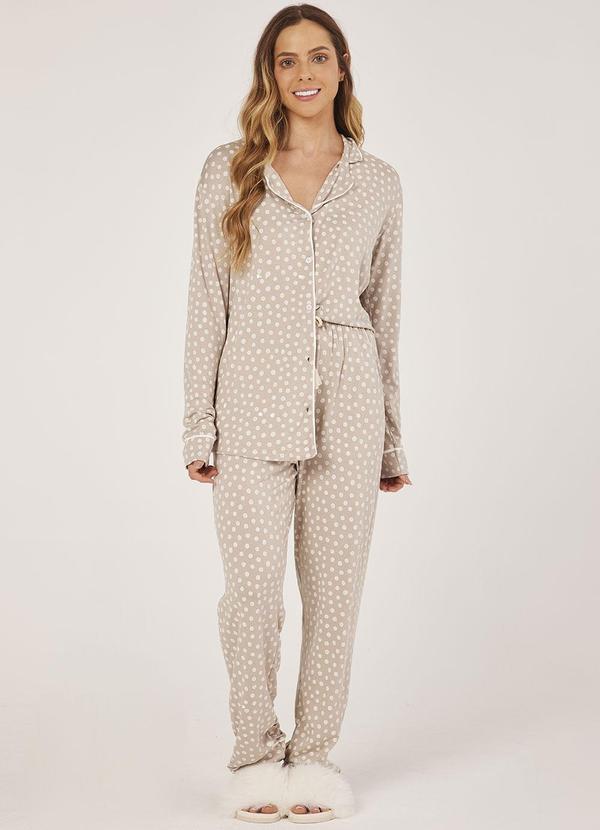 Anna Kock - Pijama Americano Longo Estampado