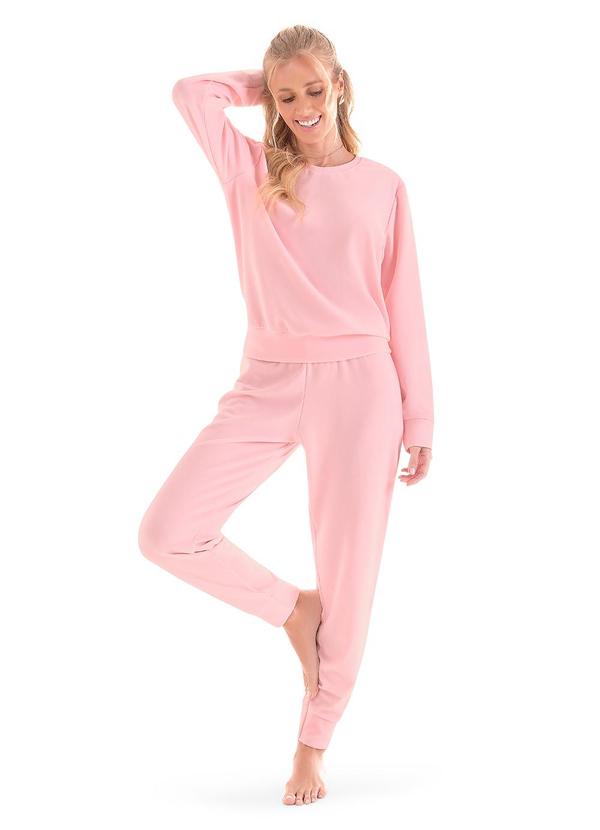 Zee Rucci - Conjunto Plush com Punhos Candy Pink