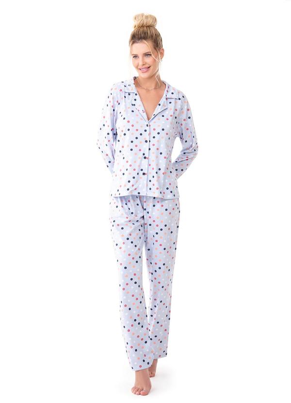 Zee Rucci - Pijama Abertura Frontal com Botões Poás 1