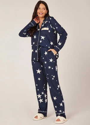 Anna Kock - Pijama Ameicano Longo Estampado - ANNA KOCK