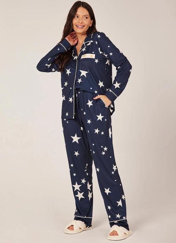 Anna Kock - Pijama Ameicano Longo Estampado