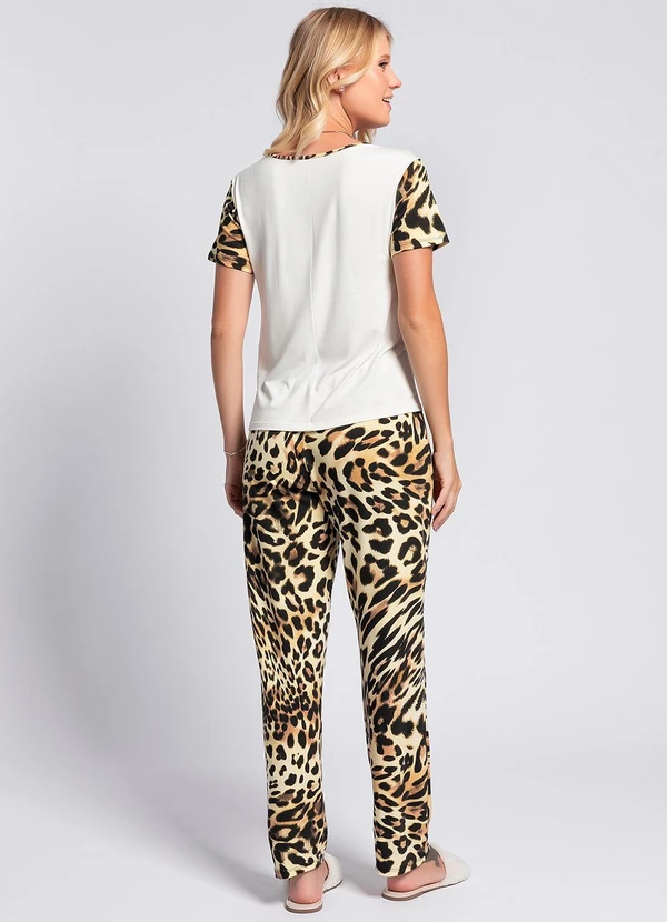 Alma Dolce - Pijama Animal Print em Malha de Viscose 6