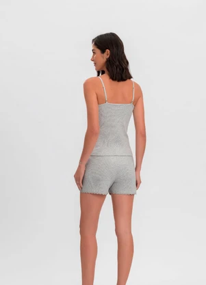 Rovitex - Pijama Curto Mensageiro dos Sonhos Cinza - ROVITEX