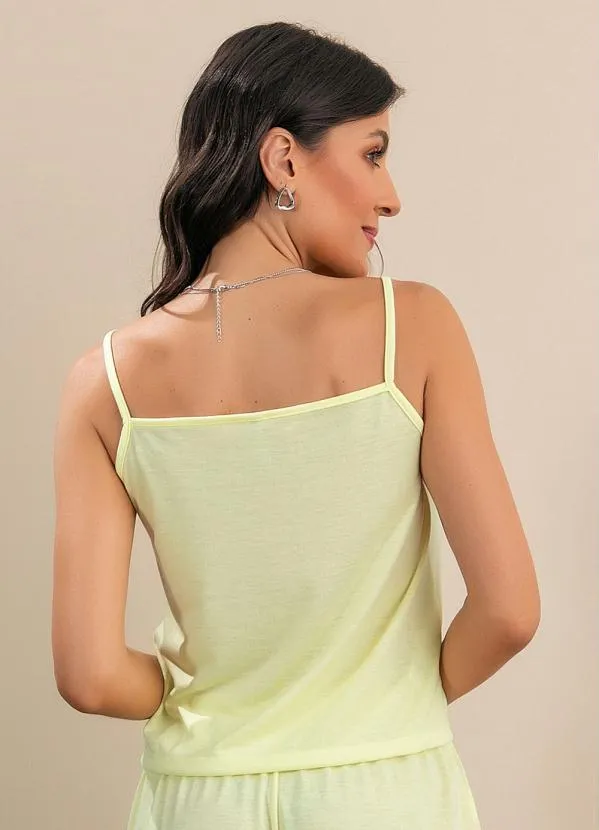 Alma Dolce - Pijama de Alcinha Amarelo 5