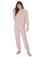 Malwee - Pijama em Fleece Texturizado Rosa Claro - variação: Rosa Claro