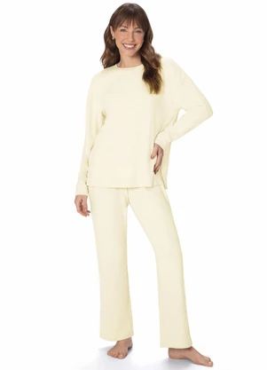 Malwee - Pijama em Tricot Bege - MALWEE