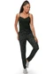 Zee Rucci - Pijama Feminino Blusa e Calça Decote Vermelho - variação: Preto