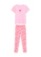 Malwee - Pijama Longo Cereais Laranja - variação: Rosa Claro