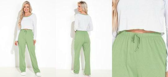 Pijama Longo com Estampa Branco e Verde