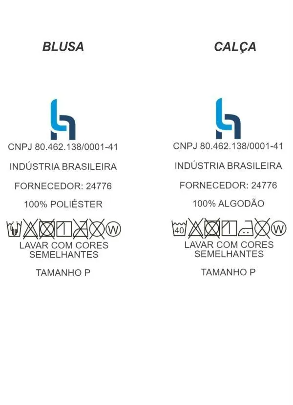 Alma Dolce - Pijama Longo com Estampa Branco e Verde 4