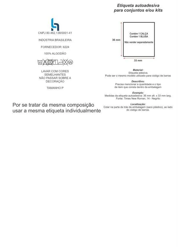 Alma Dolce - Pijama Longo com Estampa Frontal Branco e Xadrez 7