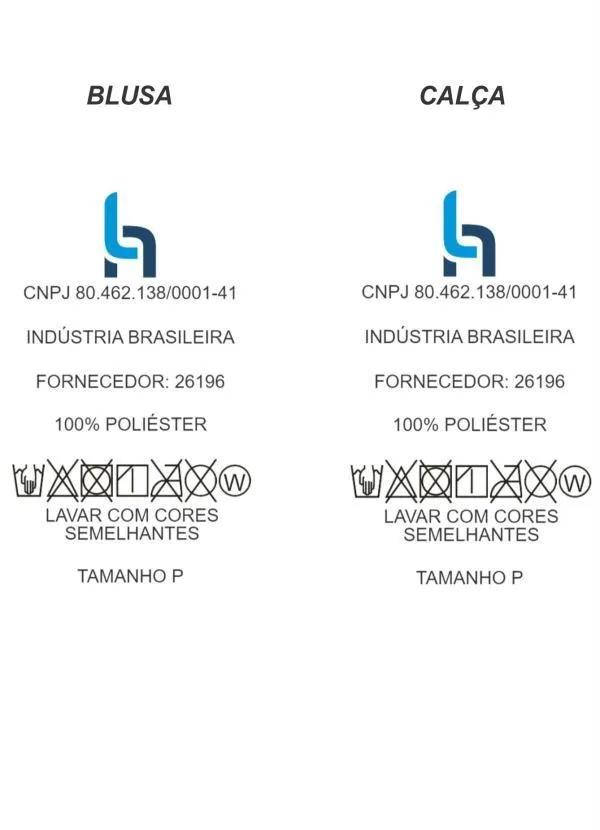 Alma Dolce - Pijama Longo com Gola Mescla 7