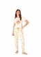 Malwee - Pijama Longo Cereais Laranja - variação: Off White