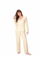Malwee - Pijama Longo Maternidade Off White - variação: Off White