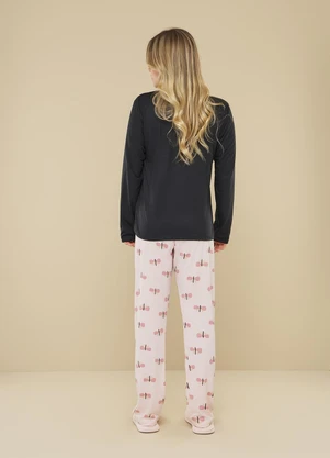 Aurora Joaquina - Pijama Manga Longa Estampado - AURORA JOAQUINA