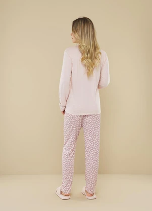 Aurora Joaquina - Pijama Manga Longa Estampado - AURORA JOAQUINA