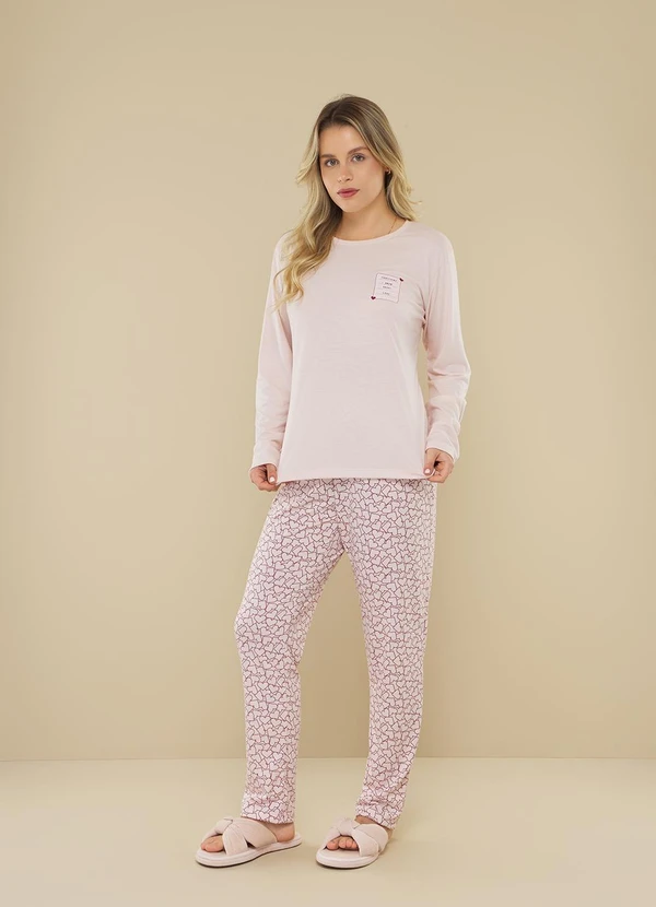 Aurora Joaquina - Pijama Manga Longa Estampado