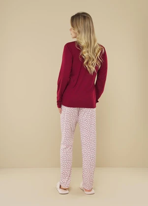 Aurora Joaquina - Pijama Manga Longa Estampado - AURORA JOAQUINA
