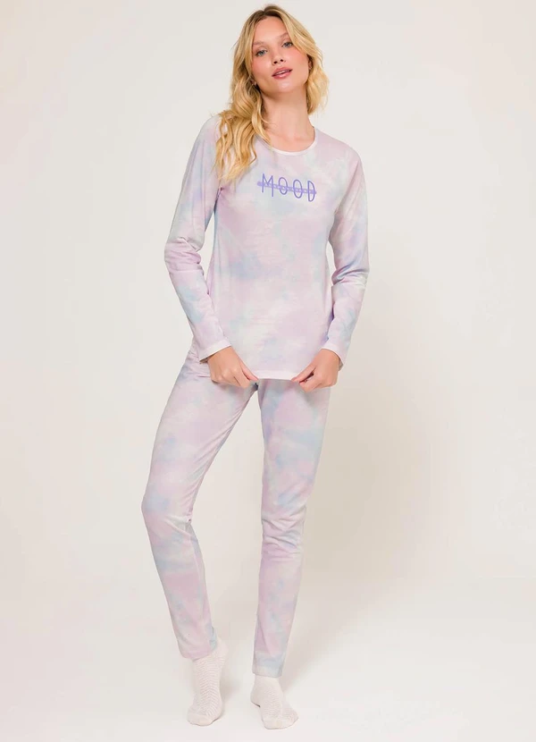 Espaço Pijama - Pijama Manga Longa Lilás