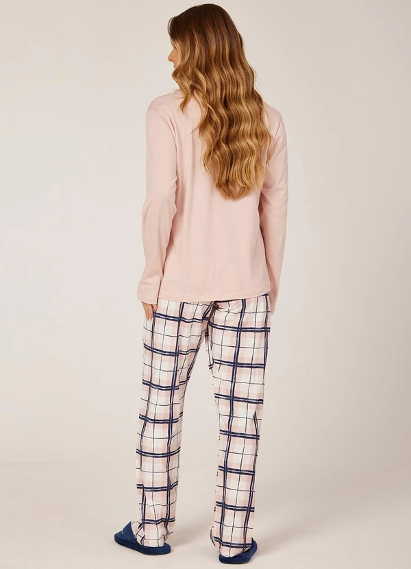 Anna Kock - Pijama Manga Longa Rosa 2