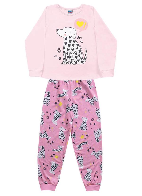 Kiko e Kika - Conjunto Blusa e Calça Rosa 1