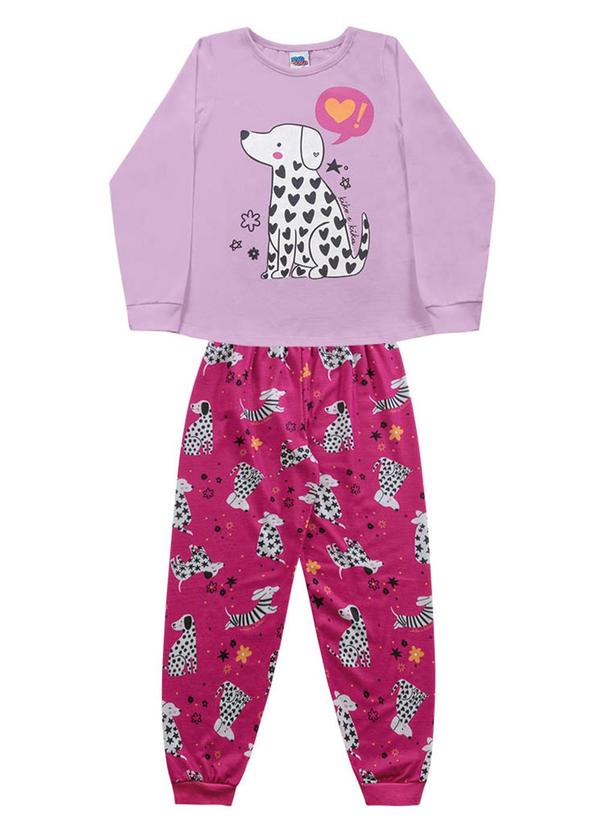 Kiko e Kika - Conjunto Blusa e Calça Roxo