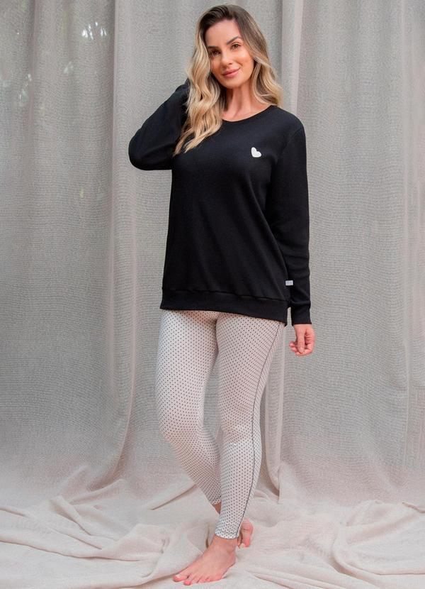 Merengue - Conjunto Afeto Legging Preto
