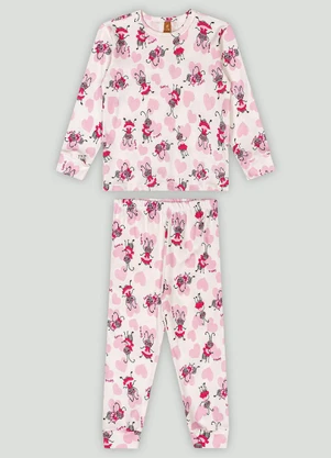 Conjunto de Pijama Camiseta e Calça Up Baby Branco - UP BABY